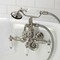 Kingston Brass CA1009T8 3-3/8" Tub Wall Mount Clawfoot Tub Faucet with Hand Shower, Brushed Nickel CA1009T8 - alternate 3